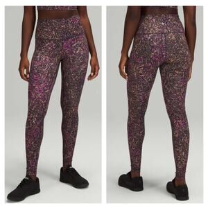 Lululemon Wunder Train High-Rise Tight 28" Topography Multi size 10